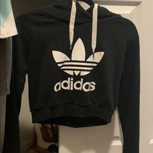 Adidas crop hoodie